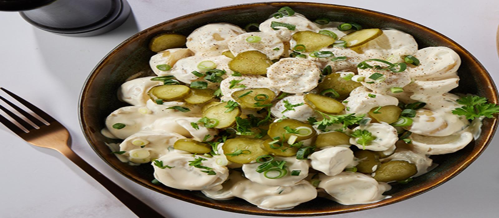 Creamy Potato Salad with Nestle Dessert & Cooking Cream