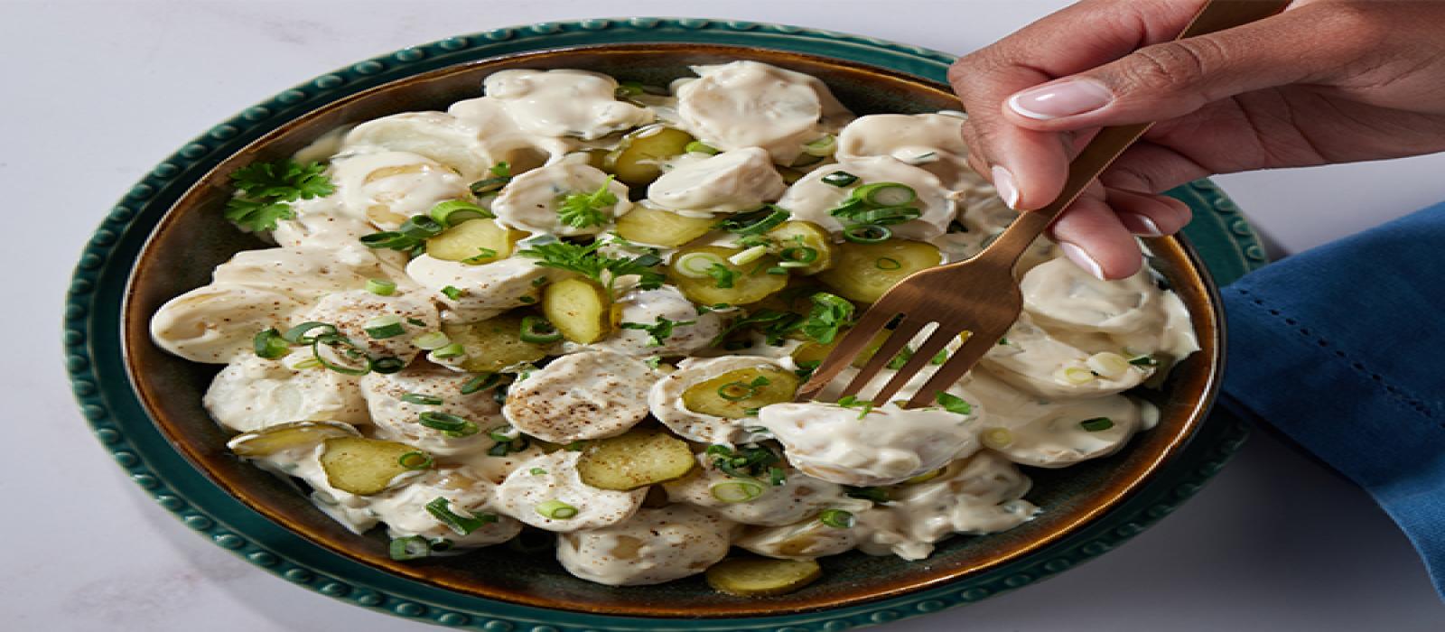 Creamy Potato Salad with Nestle Dessert & Cooking Cream