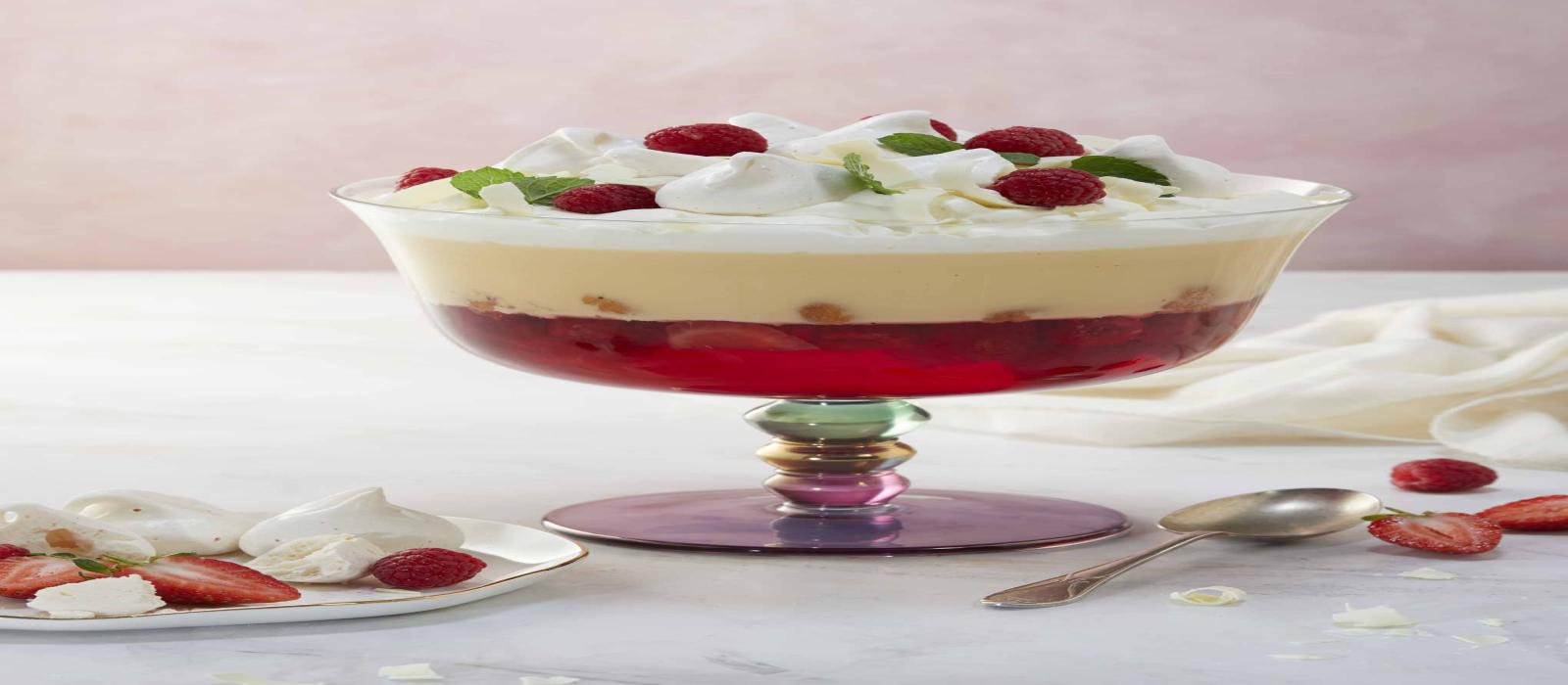 White Chocolate & Berry Trifle