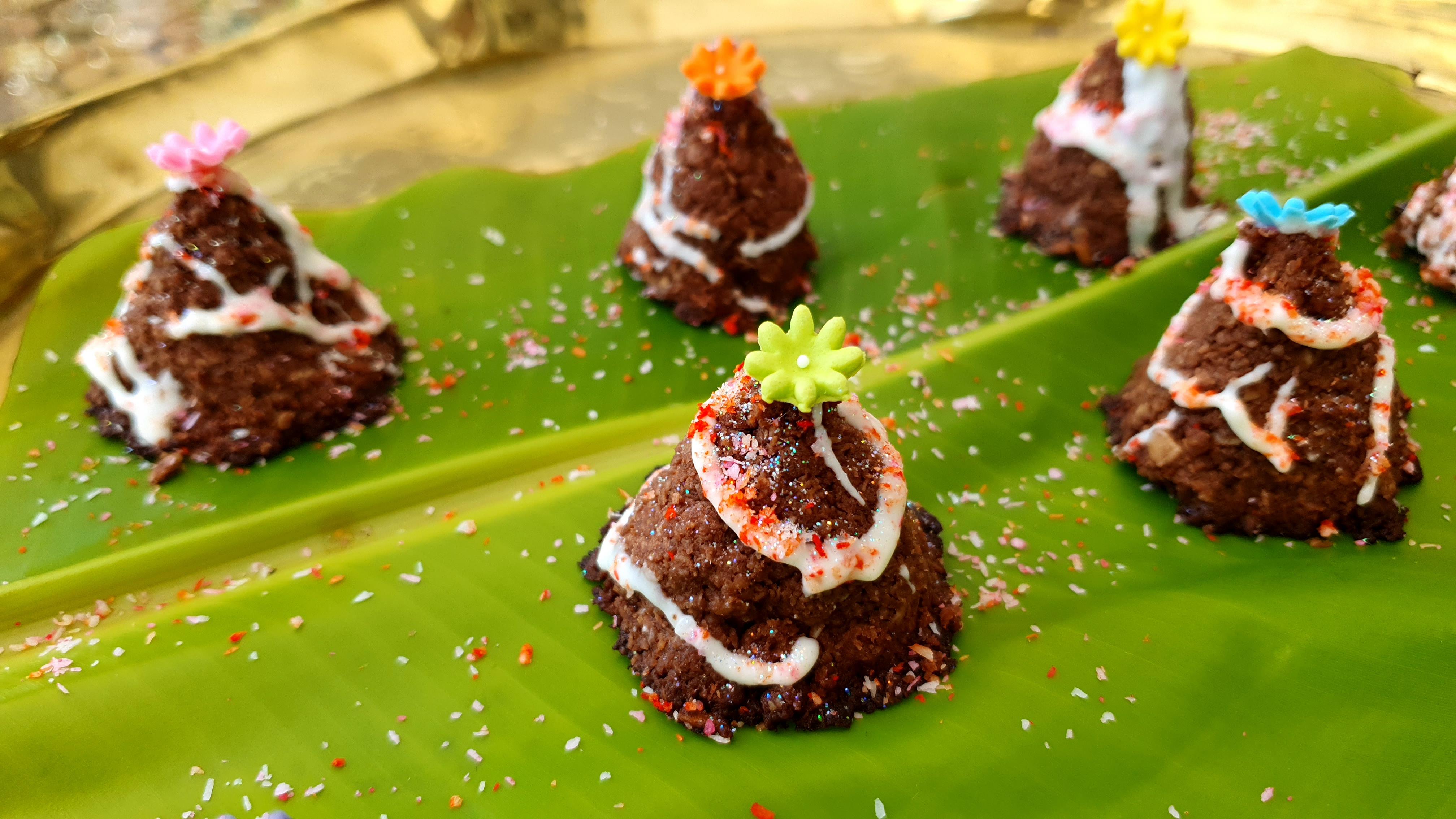 Coconut and Cardamom Mounds