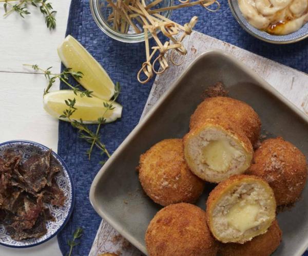 Pap & Biltong Balls